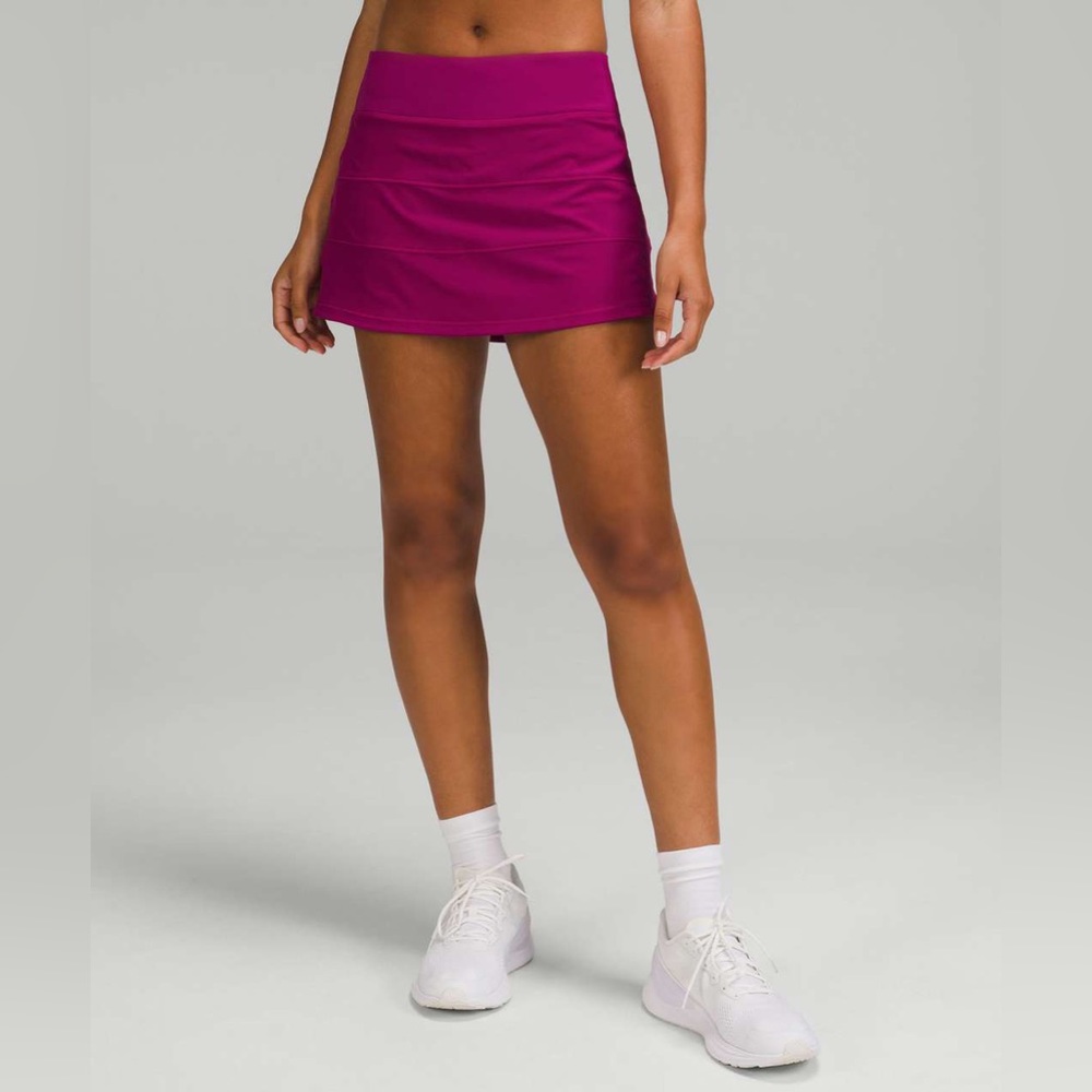 lululemon athletica Magenta Pleated Mini Skort